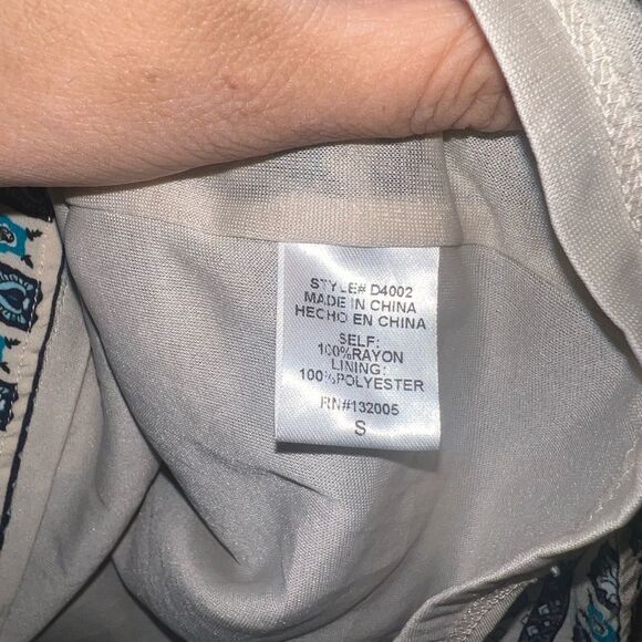 ENTRO Bohemian Boho Tassel Tunic Dress Size Small EUC - Picture 5 of 7